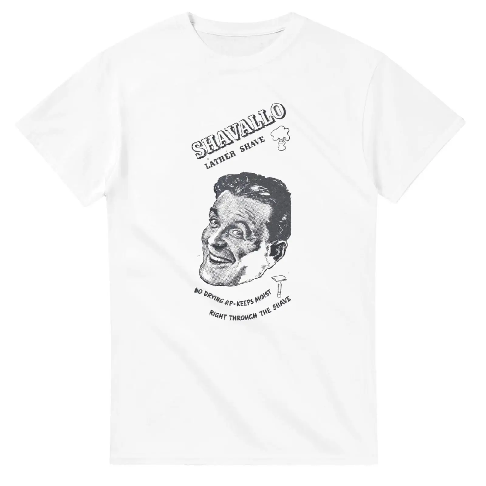 Men'S Grooming Cream - T-shirt vintage des années 1940, publicité