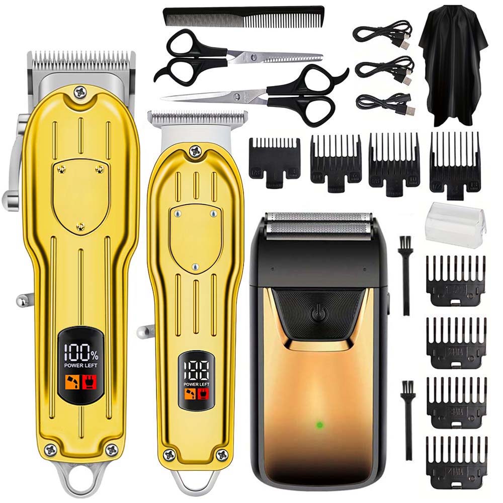 Mens Grooming Tools - Tondeuse à cheveux professionnelle avec écran