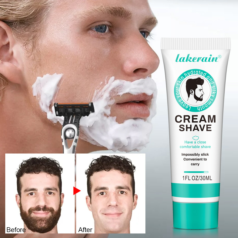 Men'S Grooming Cream - Lakerain crème à raser Gel à