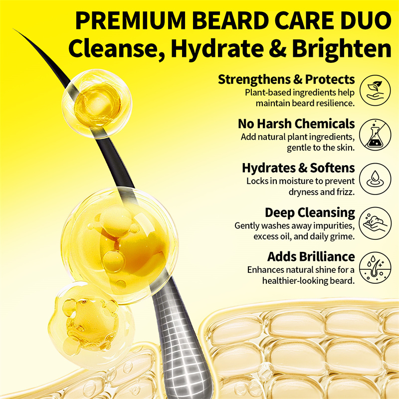 Kit d'huile pour barbe pour ho - Men'S Grooming Cream avis et prix