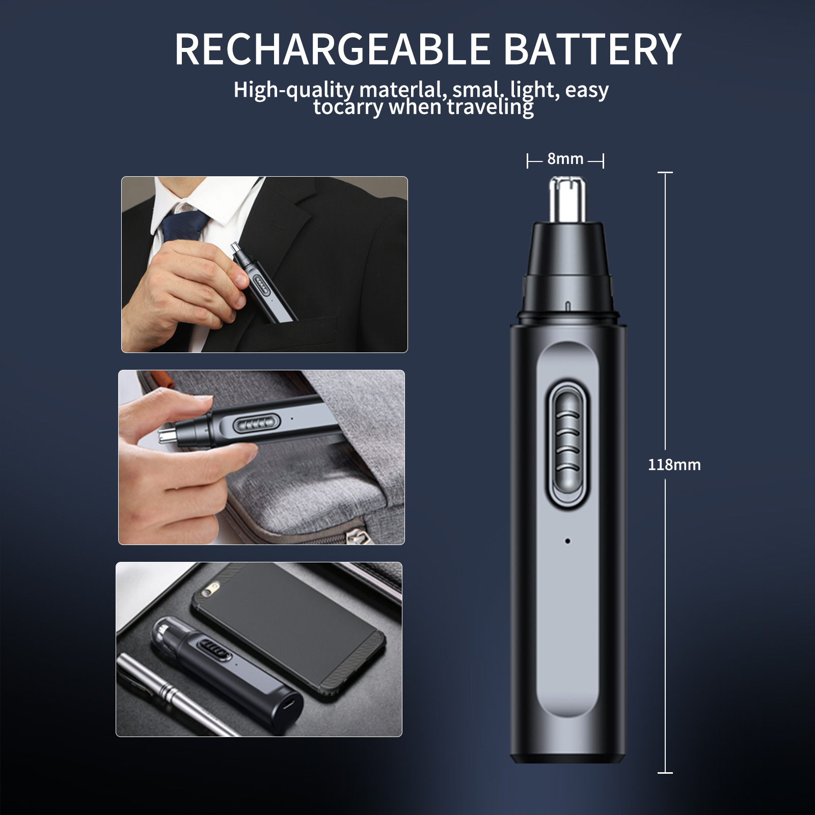 Tondeuse nez cheveux pour homm - Electric Shaver Rotary avis et prix