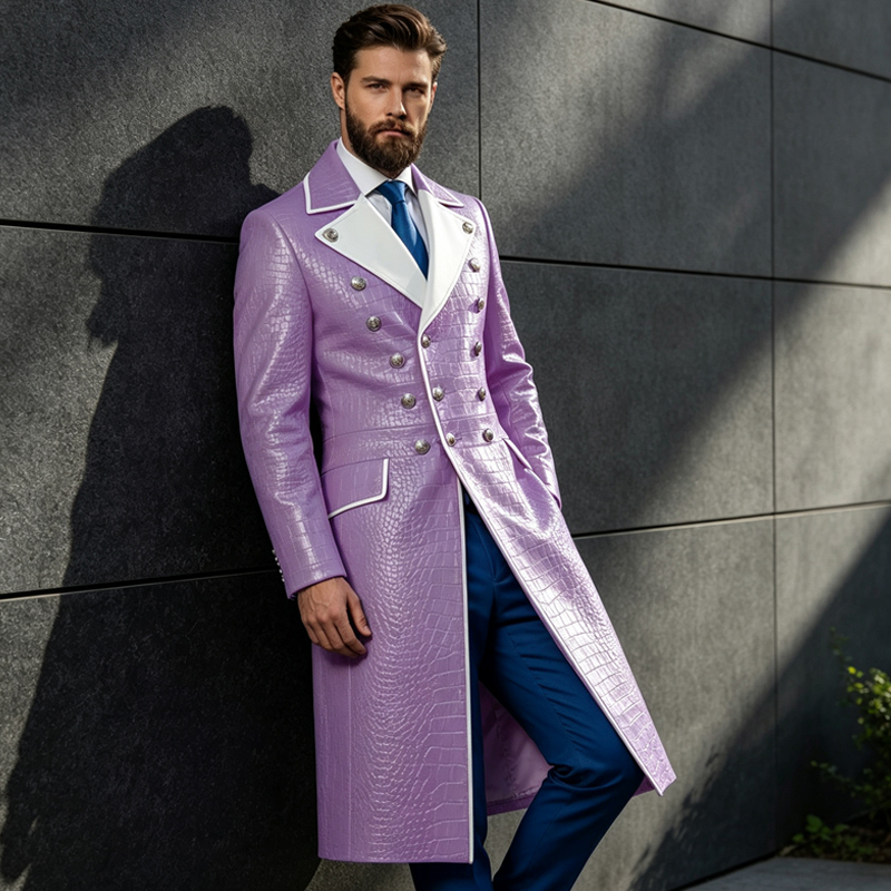 Manteau Homme en Cuir PU Gaufr - Men Grooming Usa avis et prix