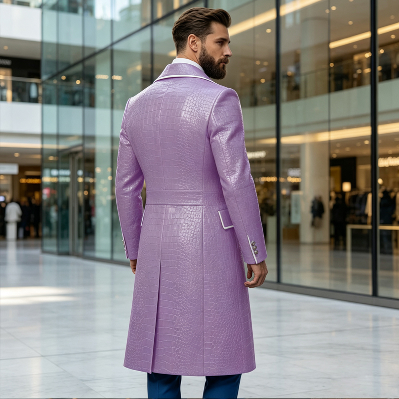 Manteau Homme en Cuir PU Gaufr - Men Grooming Usa avis et prix
