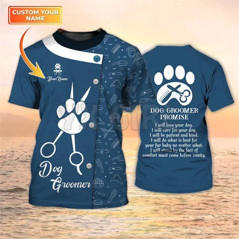 T-shirt 3D personnalisé pour t - Men Grooming Usa avis et prix