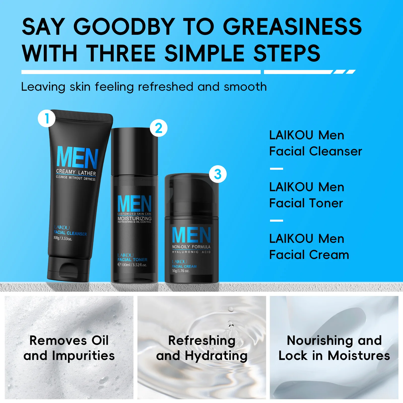 Ensemble de toilettage 3 en 1  - Men'S Grooming Cream avis et prix