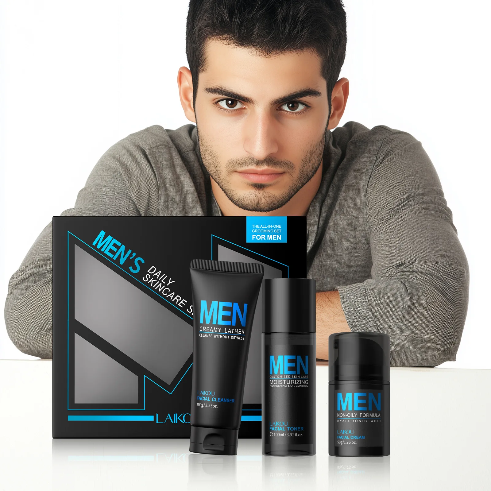Ensemble de toilettage 3 en 1  - Men'S Grooming Cream avis et prix