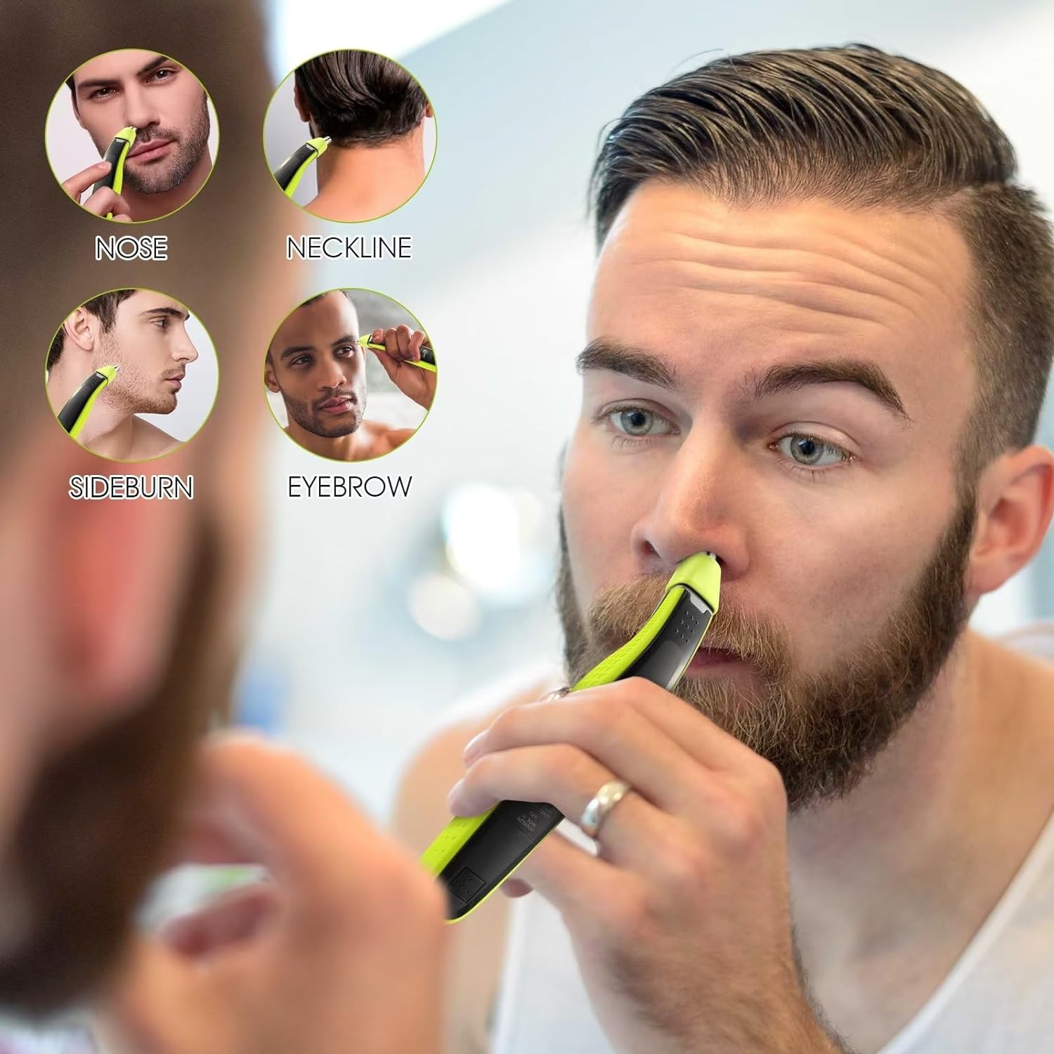 YUKU nez tondeuse lames de rec - Electric Shaver Rotary avis et prix