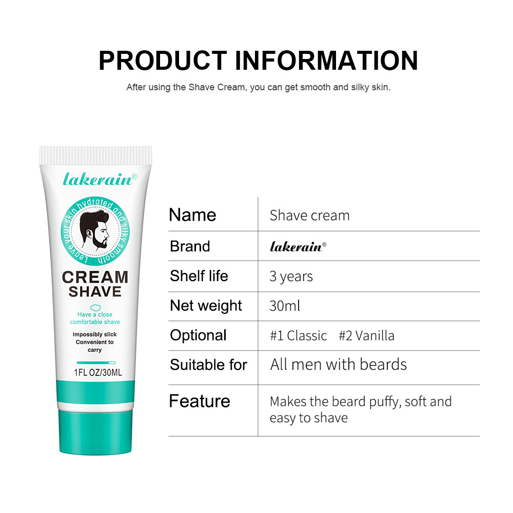 Lakerain crème à raser Gel à r - Men'S Grooming Cream avis et prix