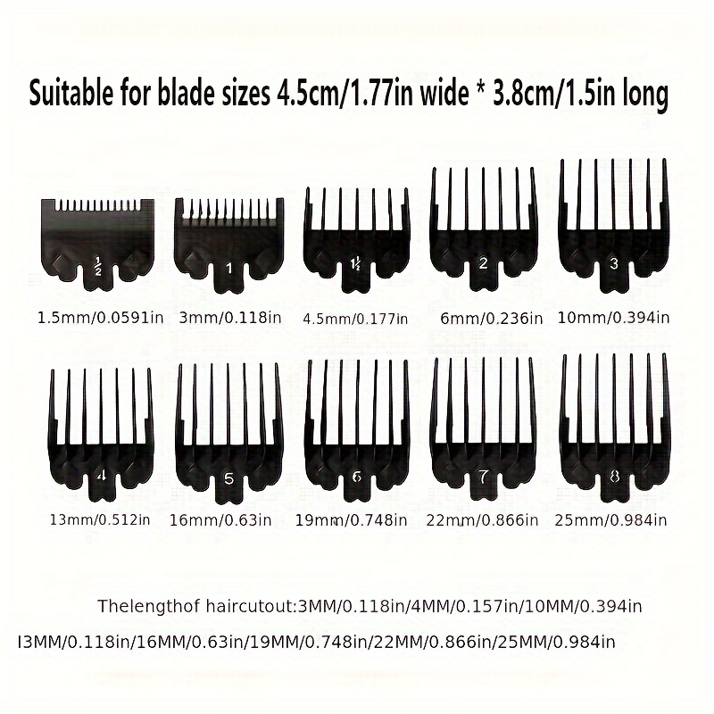 Peigne limite de tondeuse à ch - Mens Grooming Tools avis et prix